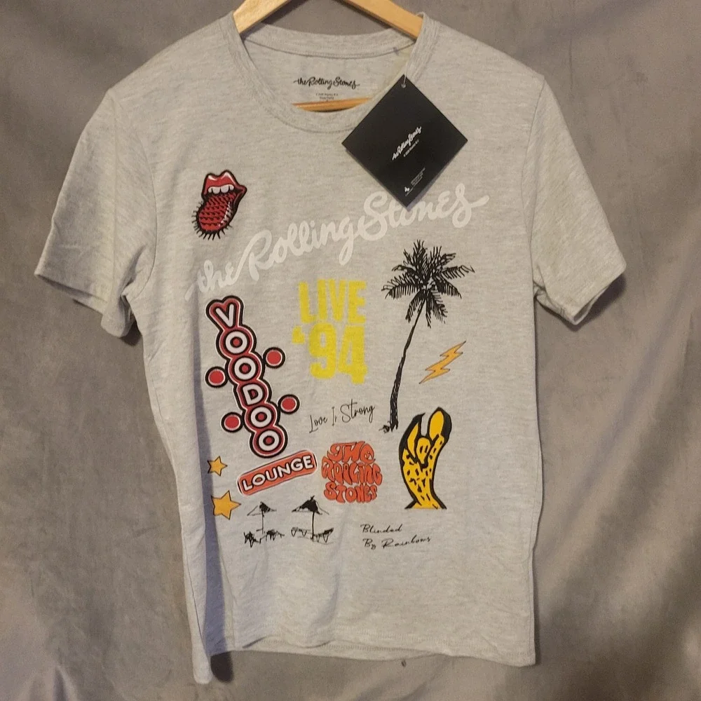 Rolling Stones Voodoo Lounge Live '94 Graphic T-Shirt, Size S